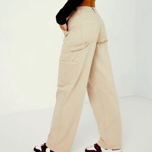 Garage Tan Straight Leg Carpenter Pants